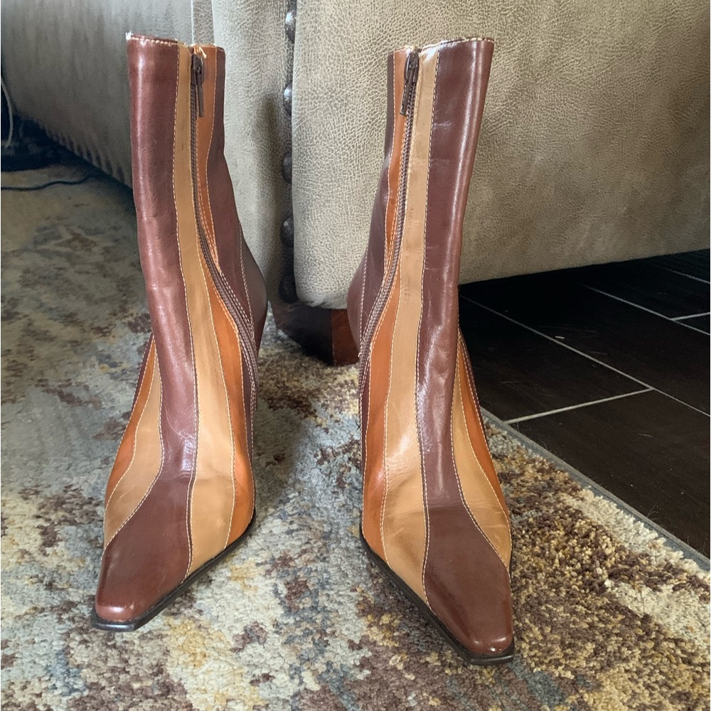 Bronx Helena leather boots 6 1/2 - Picture 4 of 7
